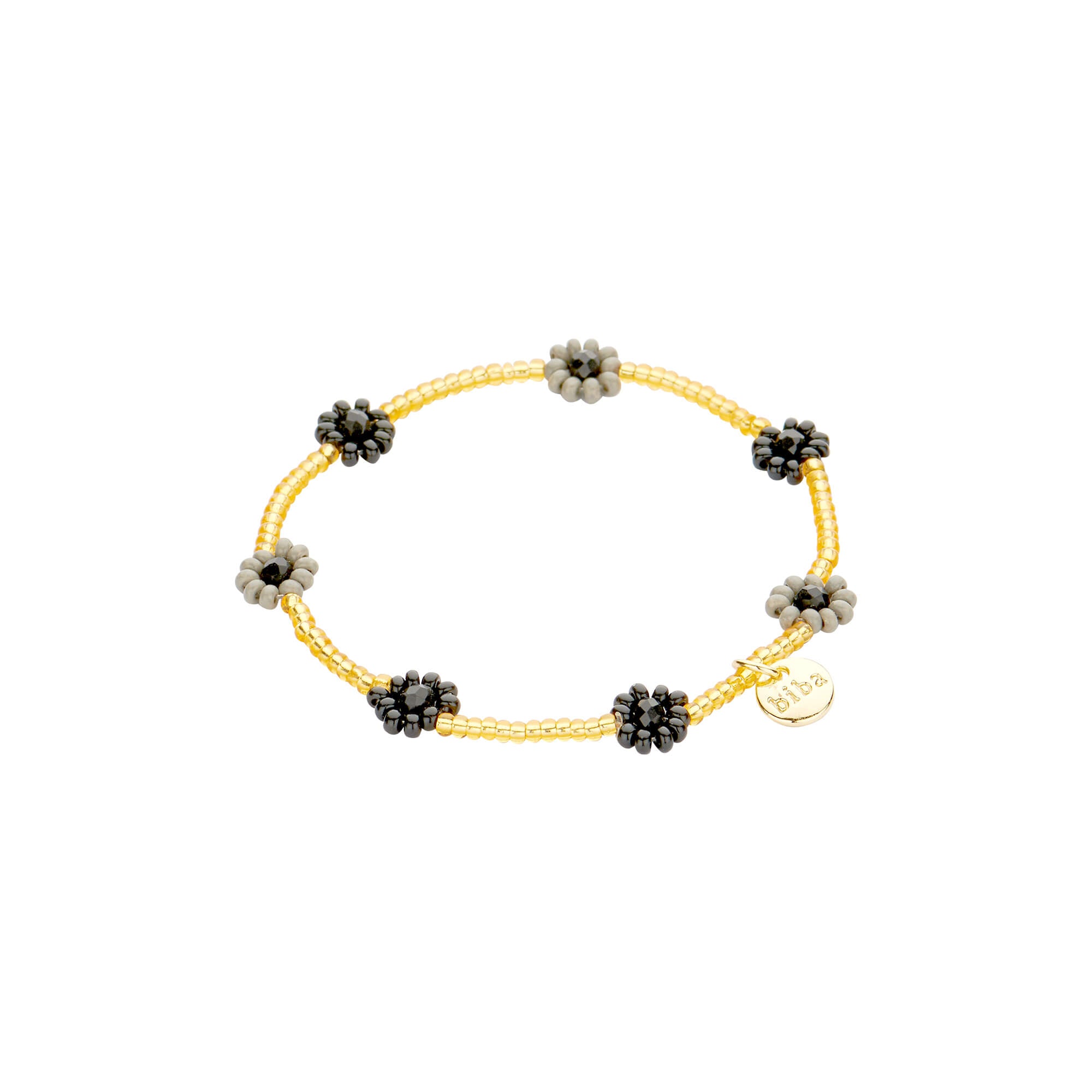 Bracelets Biba fleurs noir