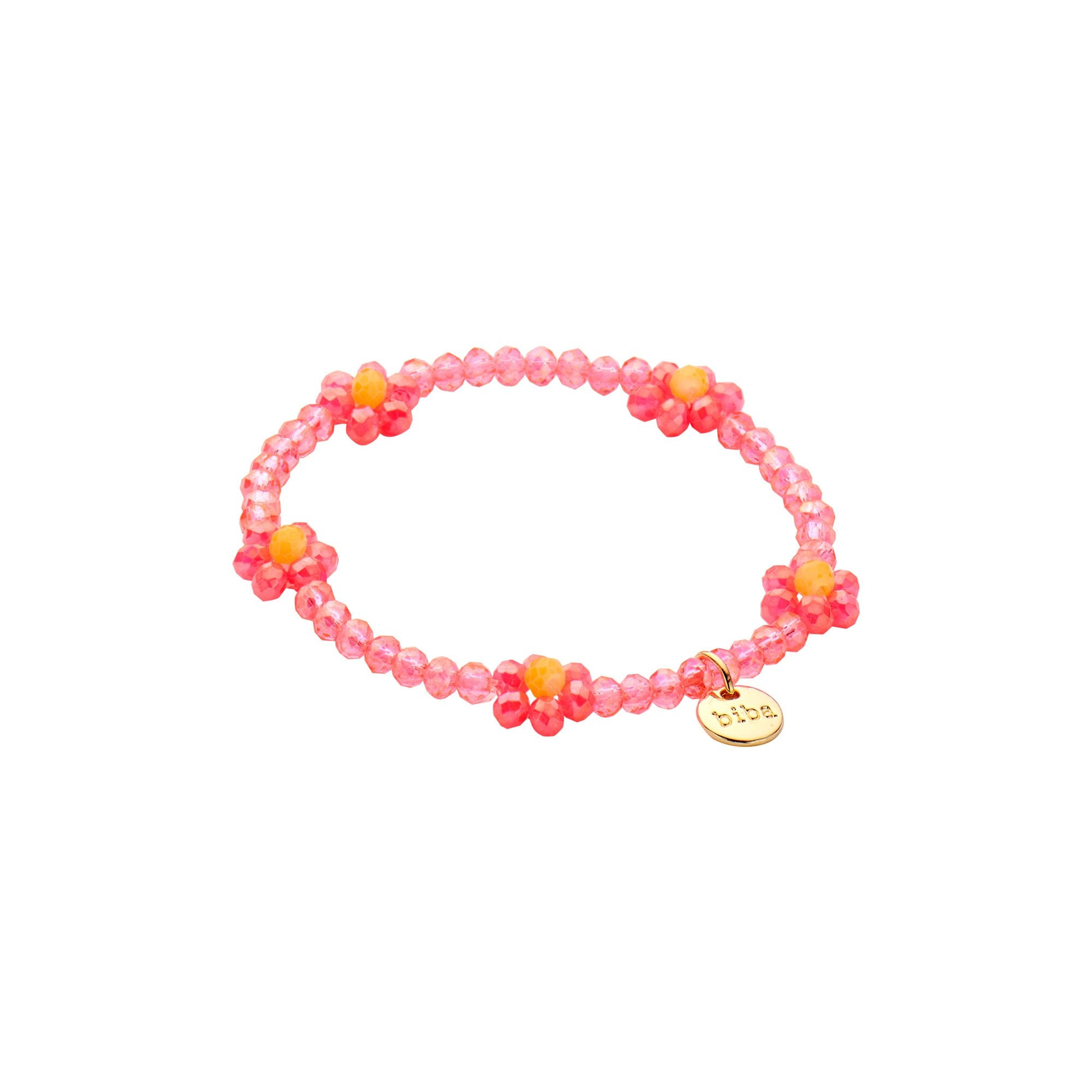 Bracelets Biba crystal pink flowers