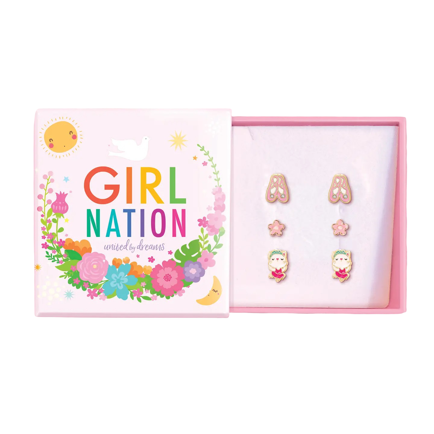 Hypoallergene Ohrringe für Kinder: Ballerina-Set