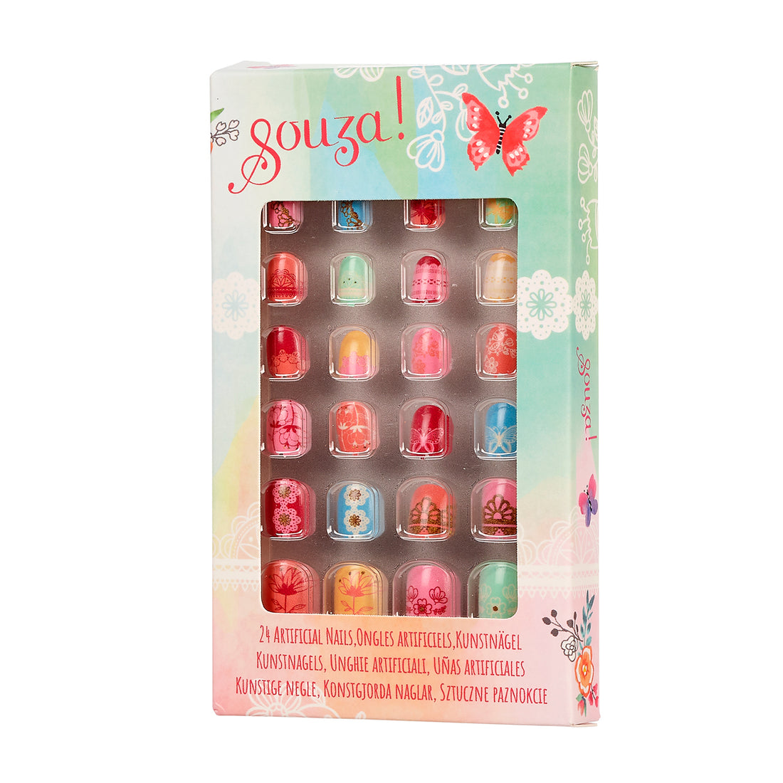 Souza: Blummen-Nagel-Sticker