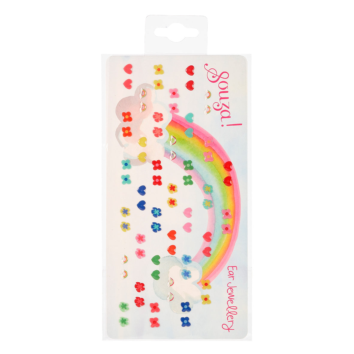 Ear stickers: rainbow
