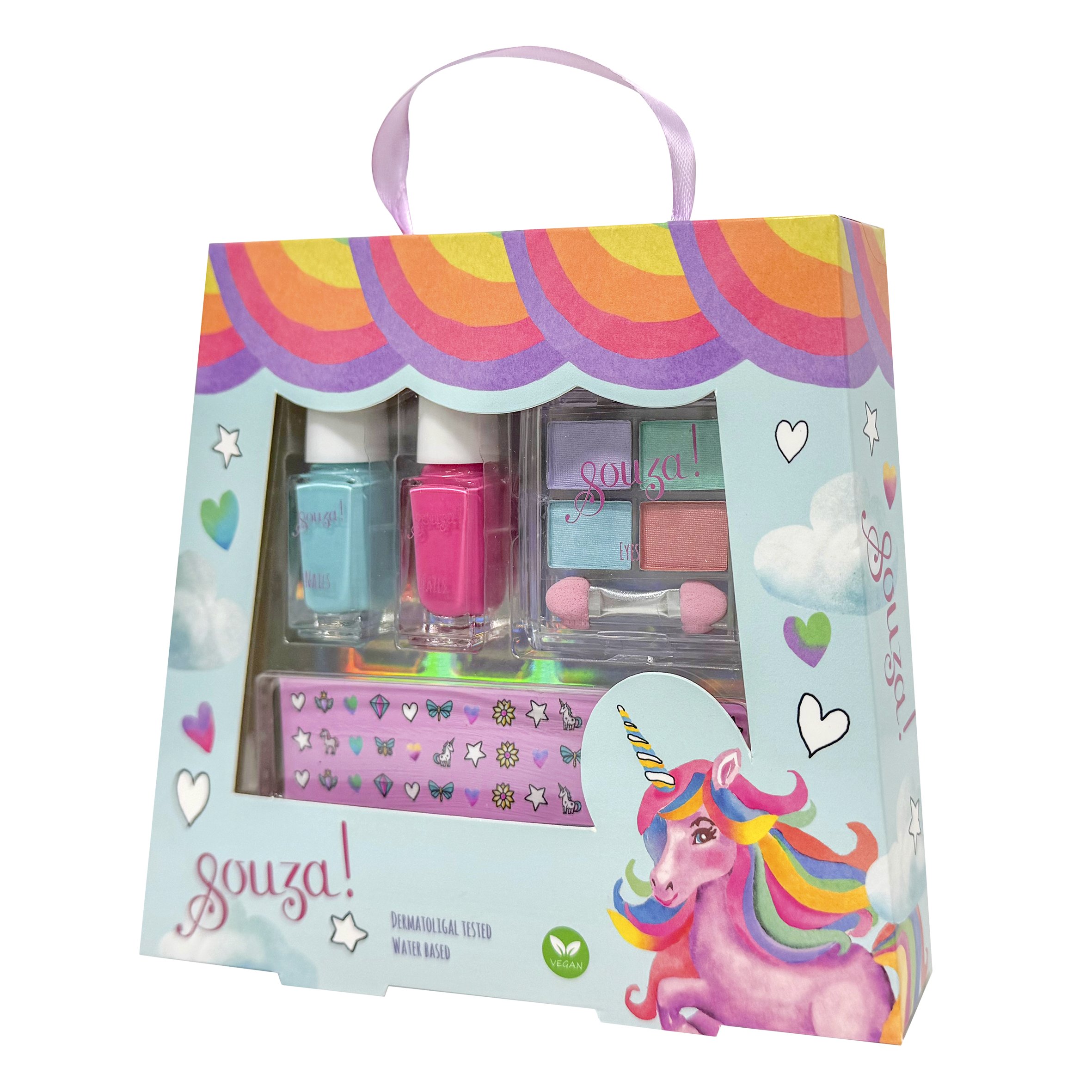 Souza: Make-up-Set Einhorn-Nägel und Augen-Make-up