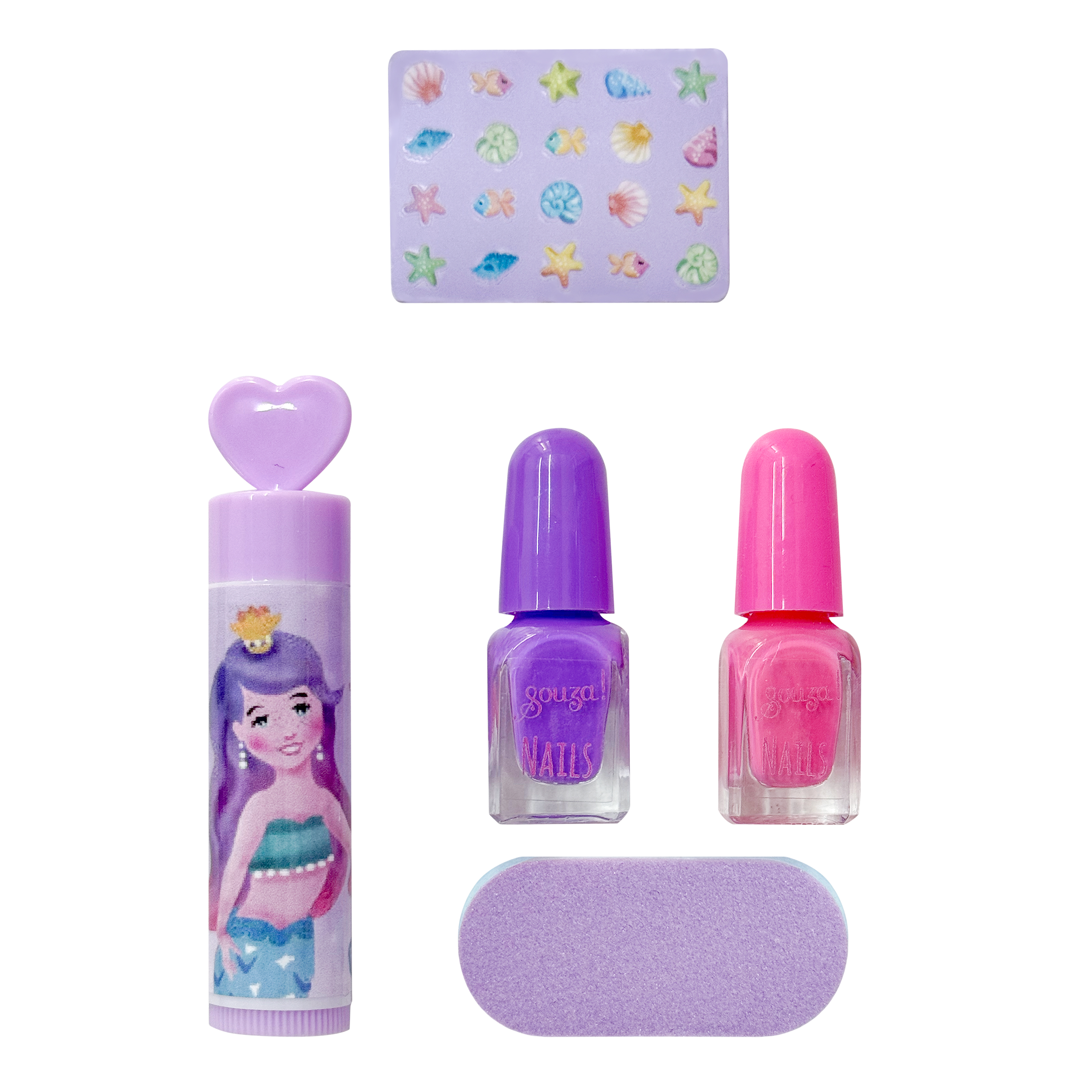 Souza: Make-up-Set Lippen & Nägel Meerjungfrauen