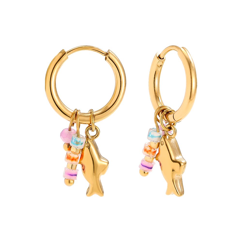 Chirurgisch stalen kinderoorbellen: Ocean Whisper