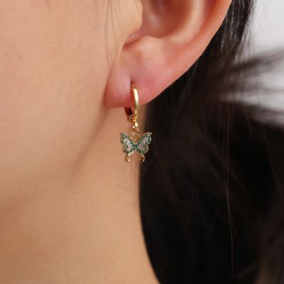 Kinderohrringe aus chirurgischem Stahl: Creoles Lyra (Gold)