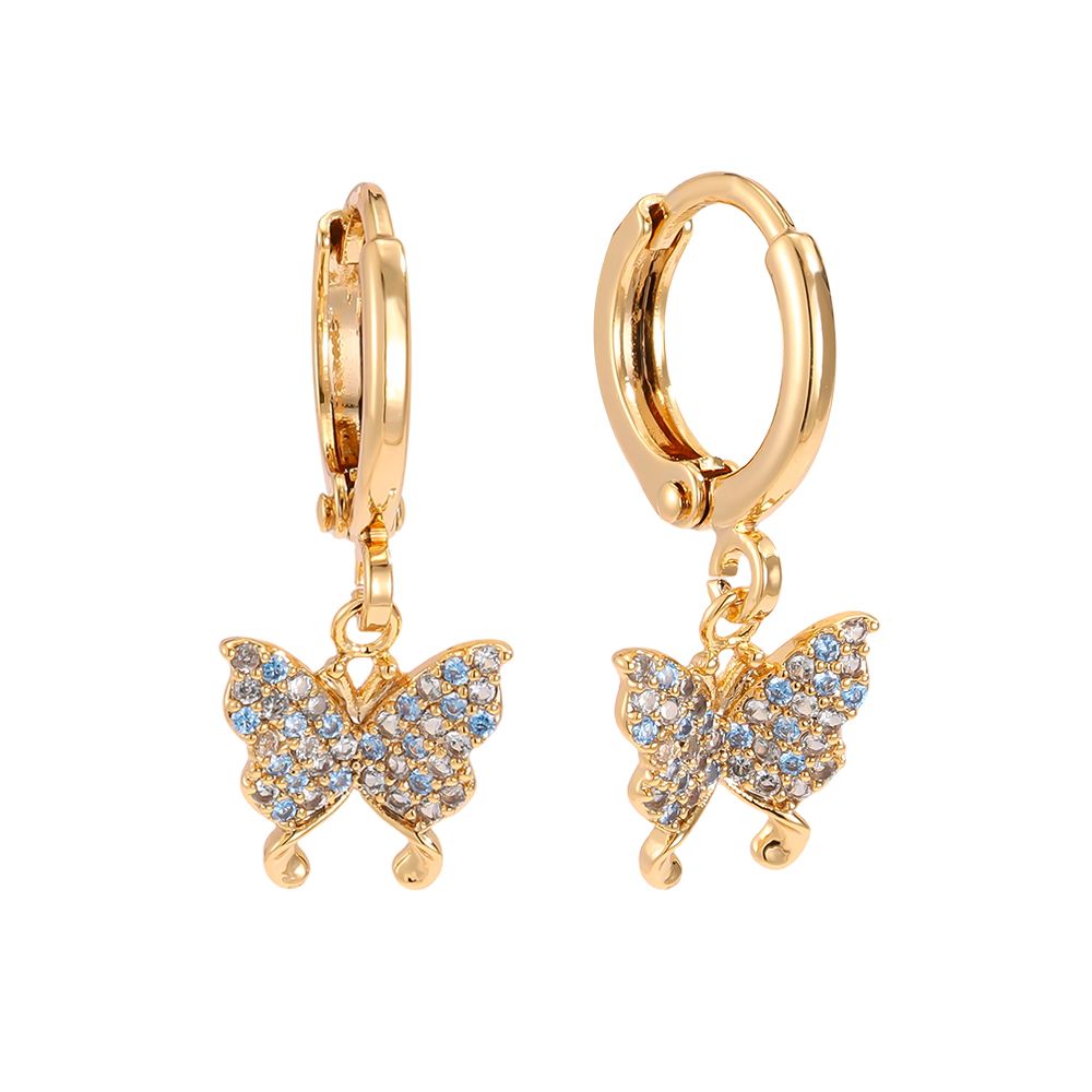 Chirurgisch stalen kinderoorbellen: Creolen Butterfly Bliss (gold) (kopie)