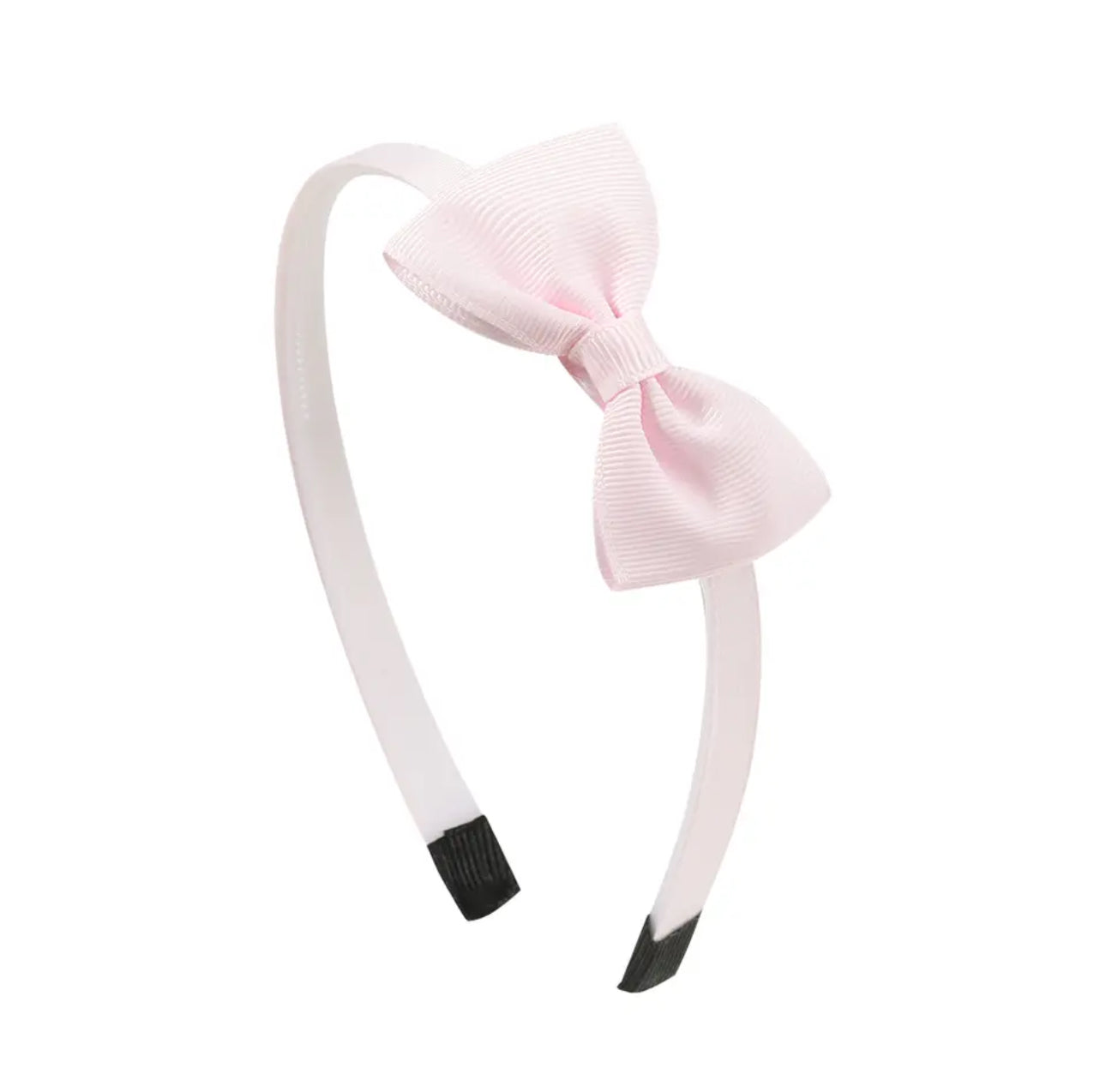 Diadème : Nœud papillon rose
