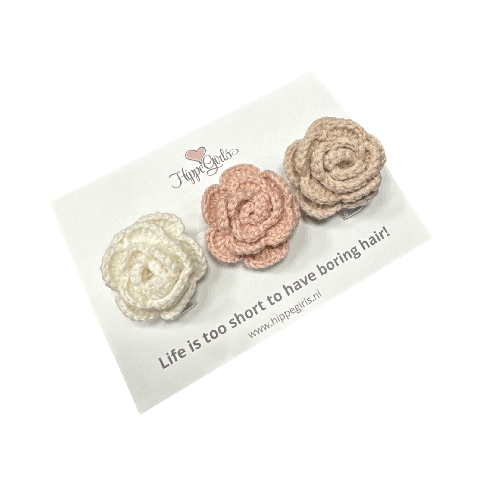 Épingles à cheveux : 3 fleurs