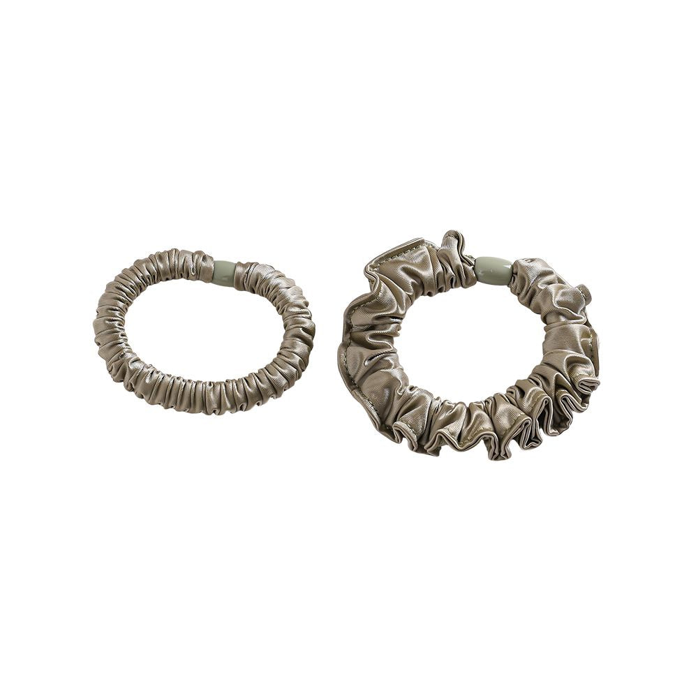 Haargummi-Set taupe