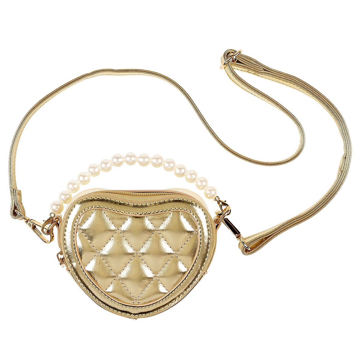 Souza: Tasche Gold mit Perlen