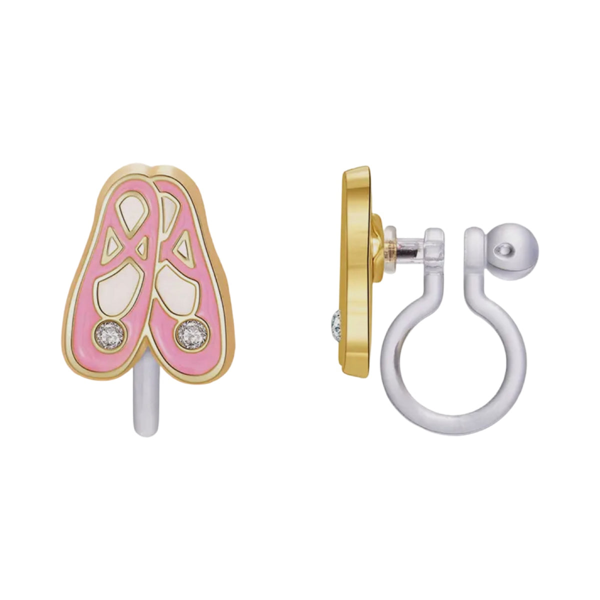 Clip earrings: Ballet Shoes