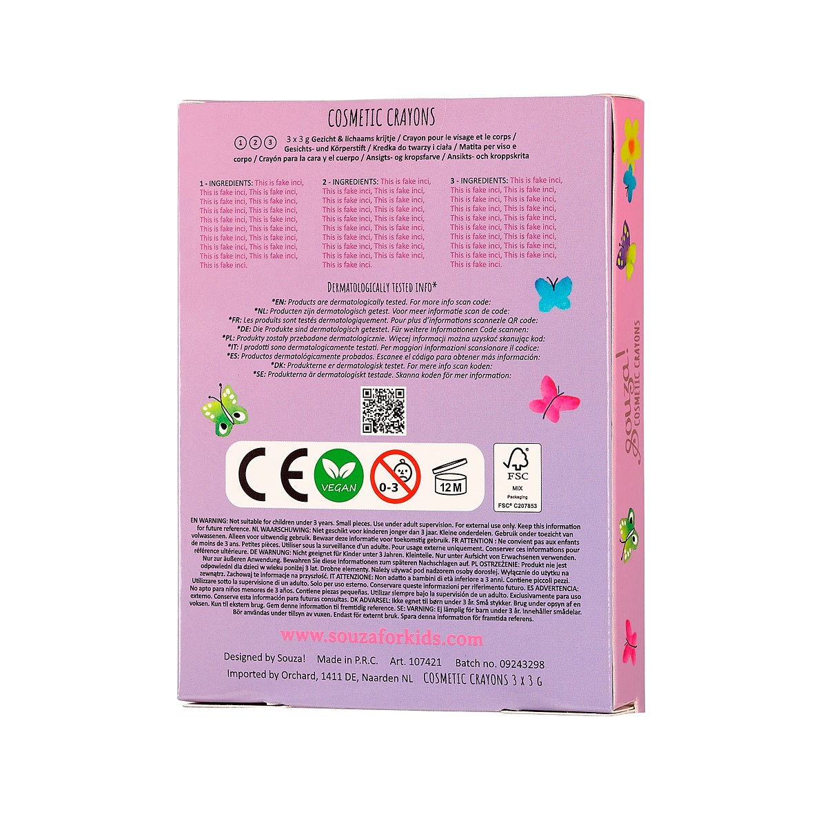 Souza : crayons de couleur Sminck