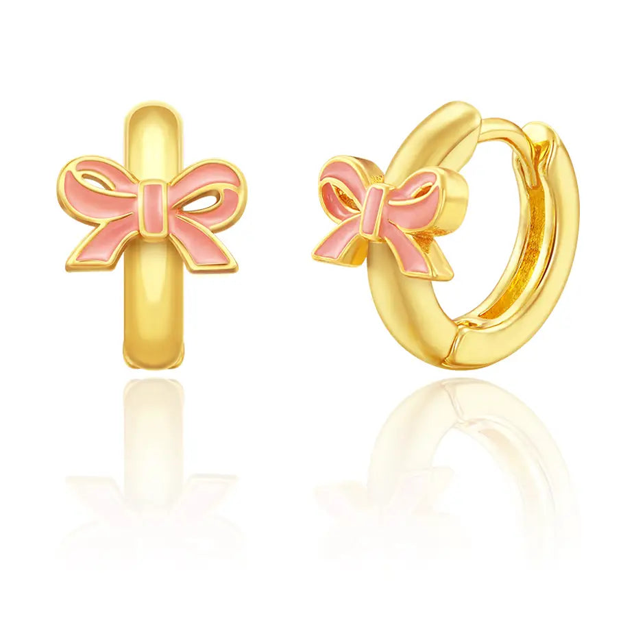 Hypoallergene kinderoorbellen: Strikjes creolen