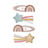 Haarspeldjes: Regenboog pastel