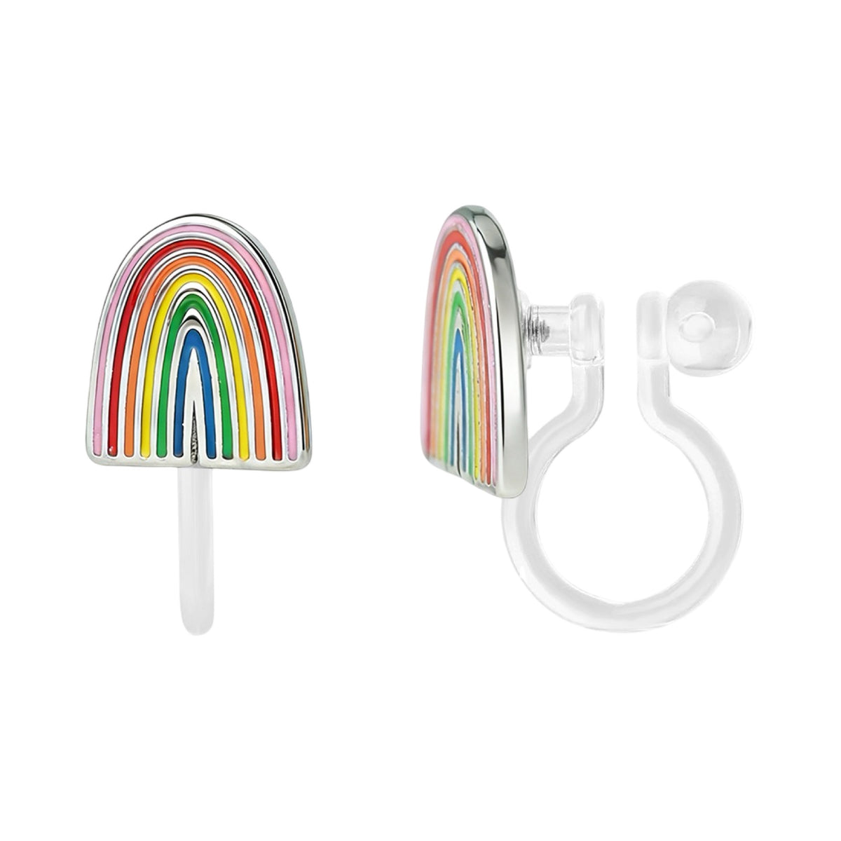Clipoorbellen: Regenboogjes (clip-on)