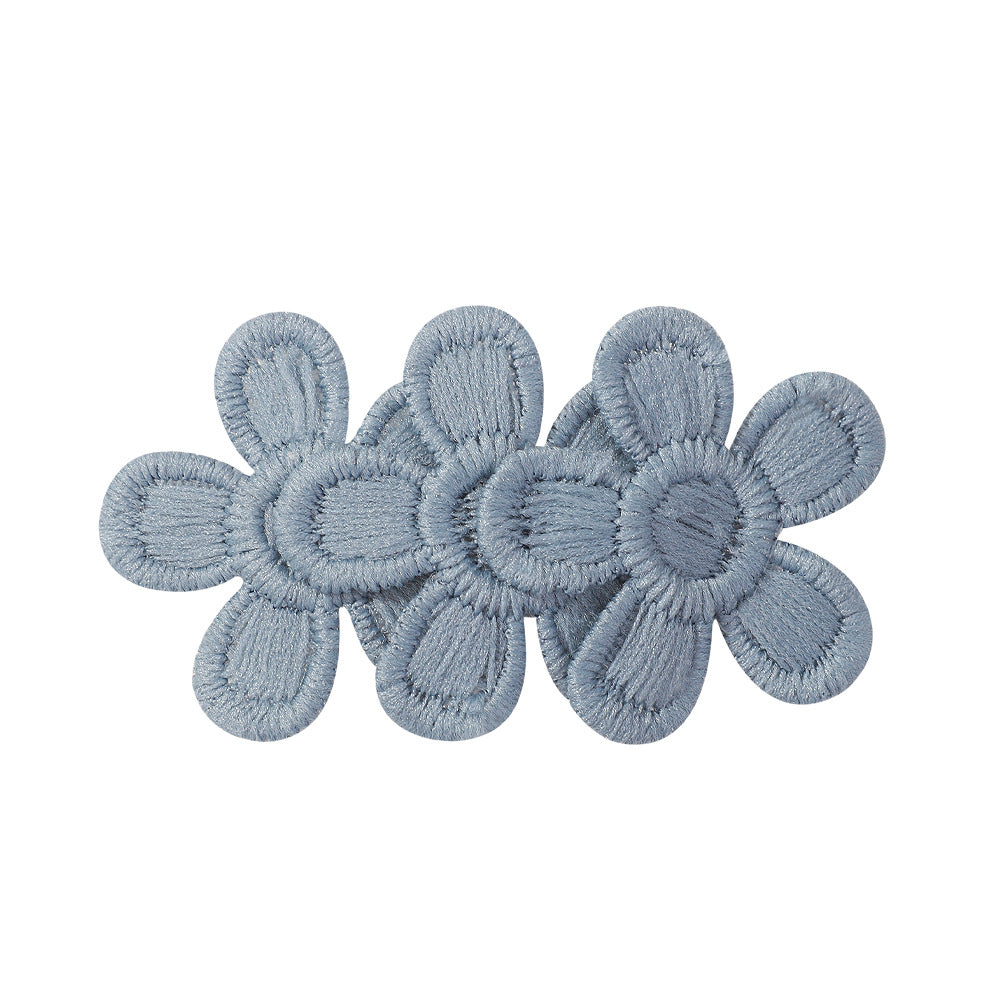 Hair pins: 3 blue flowers