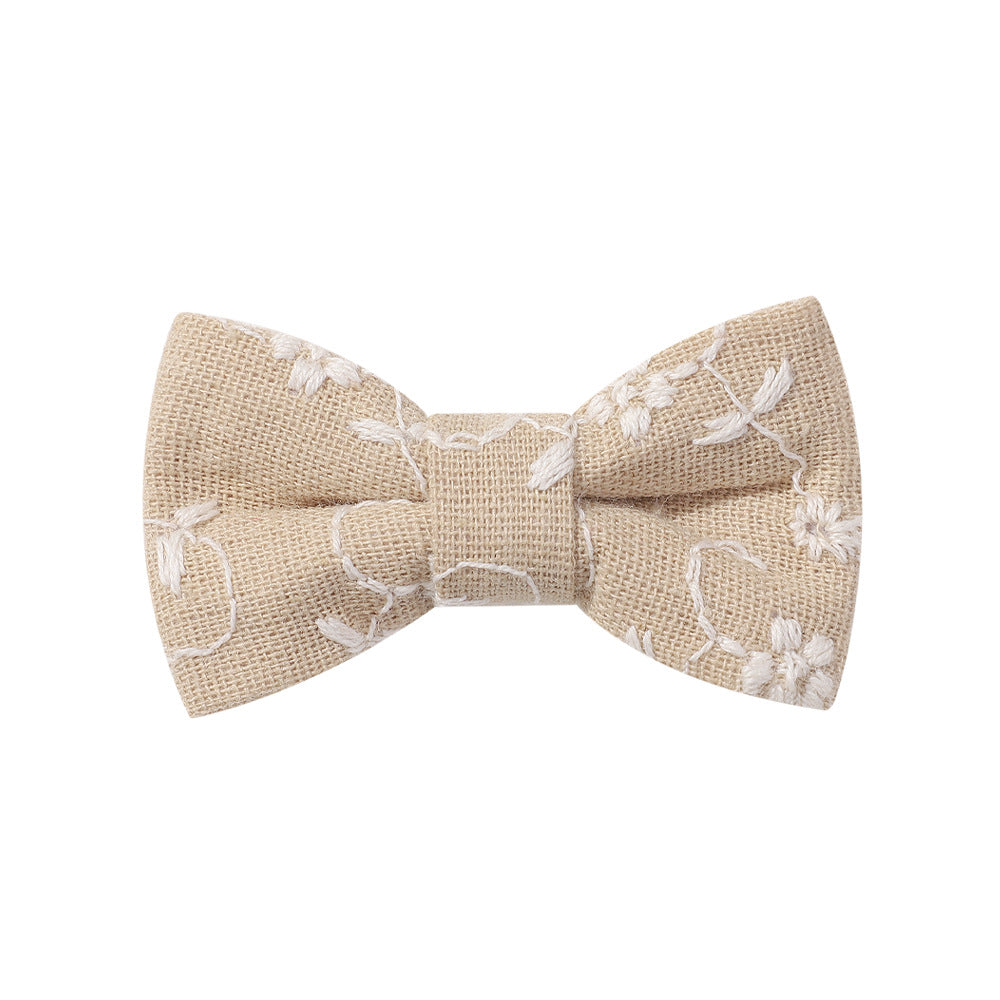 Hairpins: Bow taupe/beige
