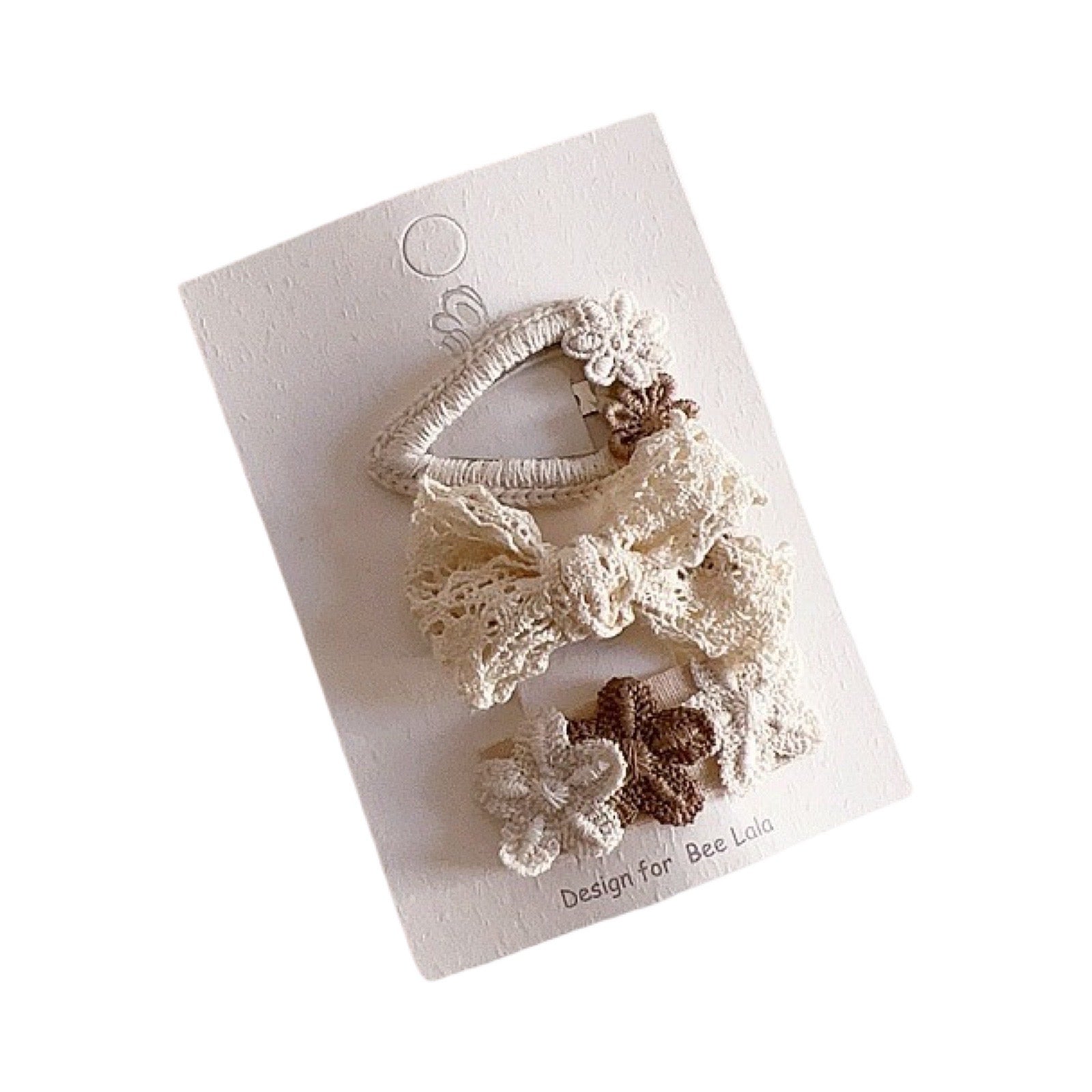 Hairpins: Set brown/beige