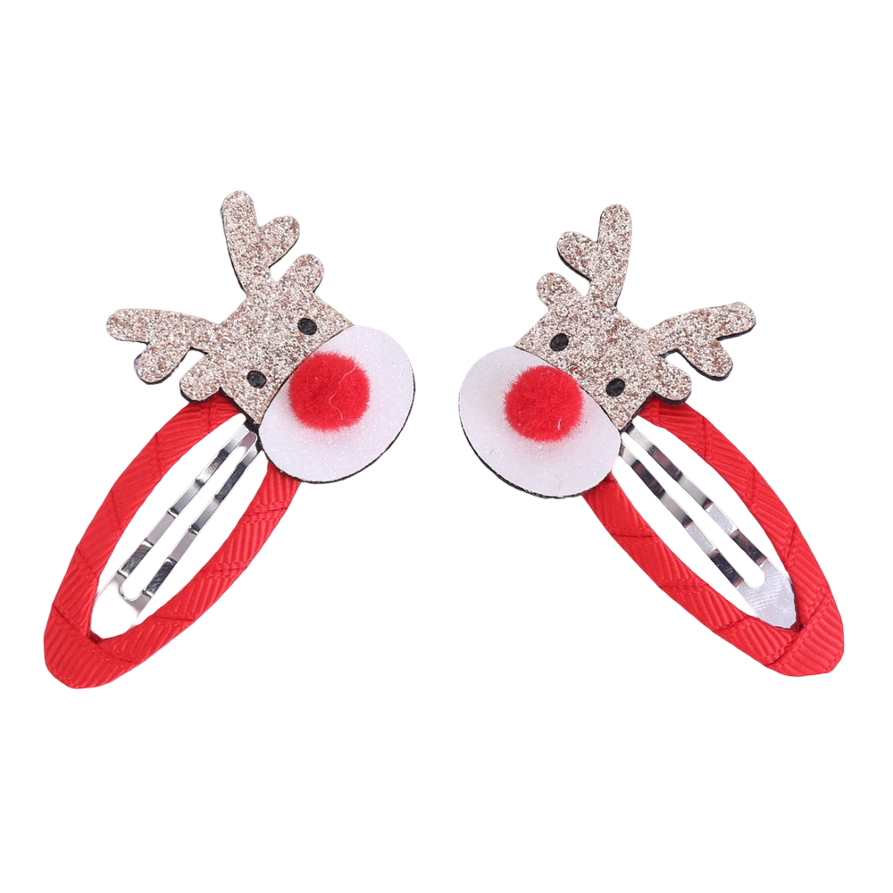 Haarspeldjes: Rendier rudolf