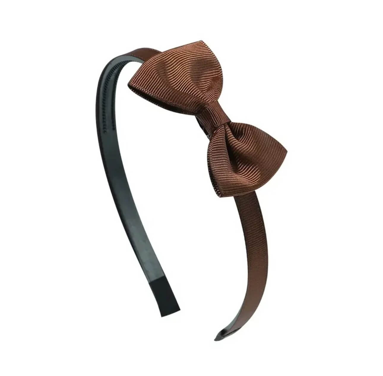 Diadème : Nœud papillon marron