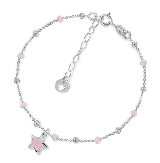 Armbandje Lapetra: Ster parelmoer (zilveren)
