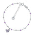 Armbandje Lapetra: Vlinder parelmoer (zilveren)