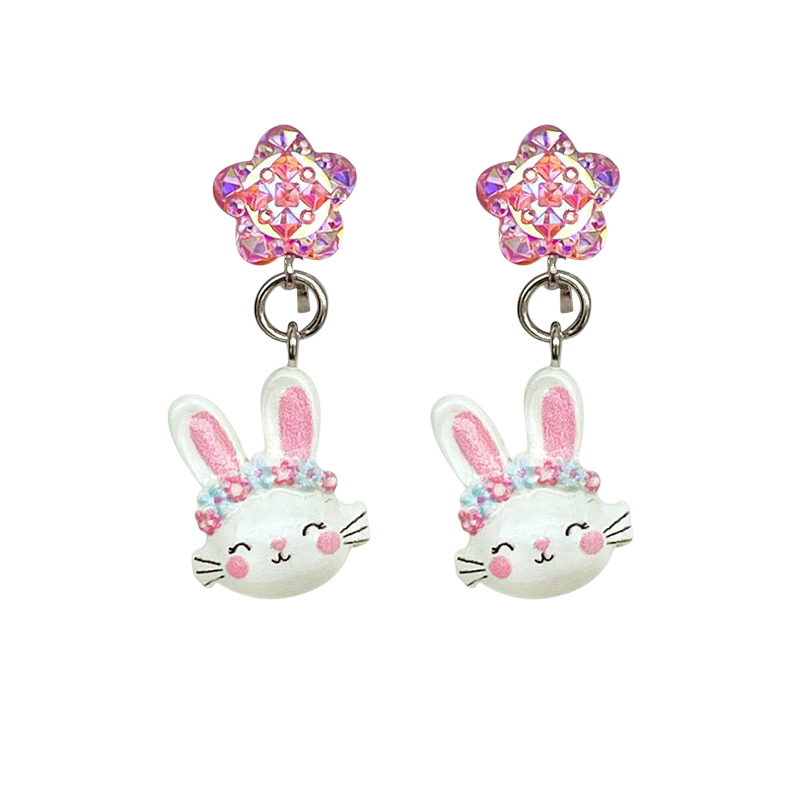 Clipoorbellen: Cute konijntjes hangend