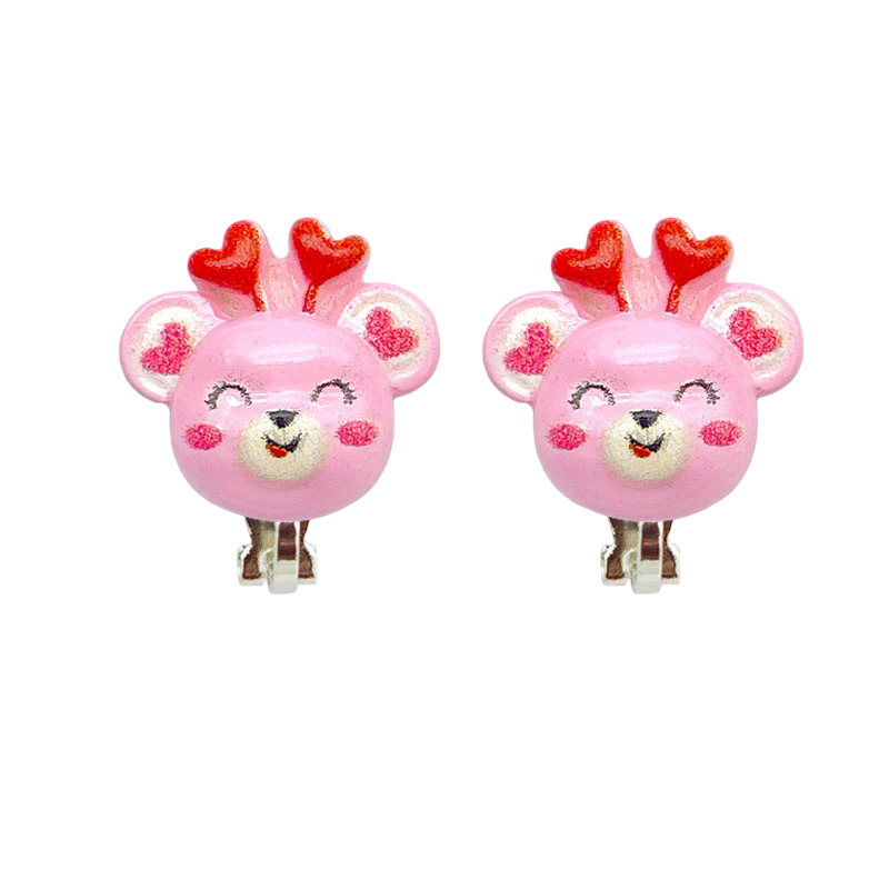 Clipoorbellen: Roze beertjes