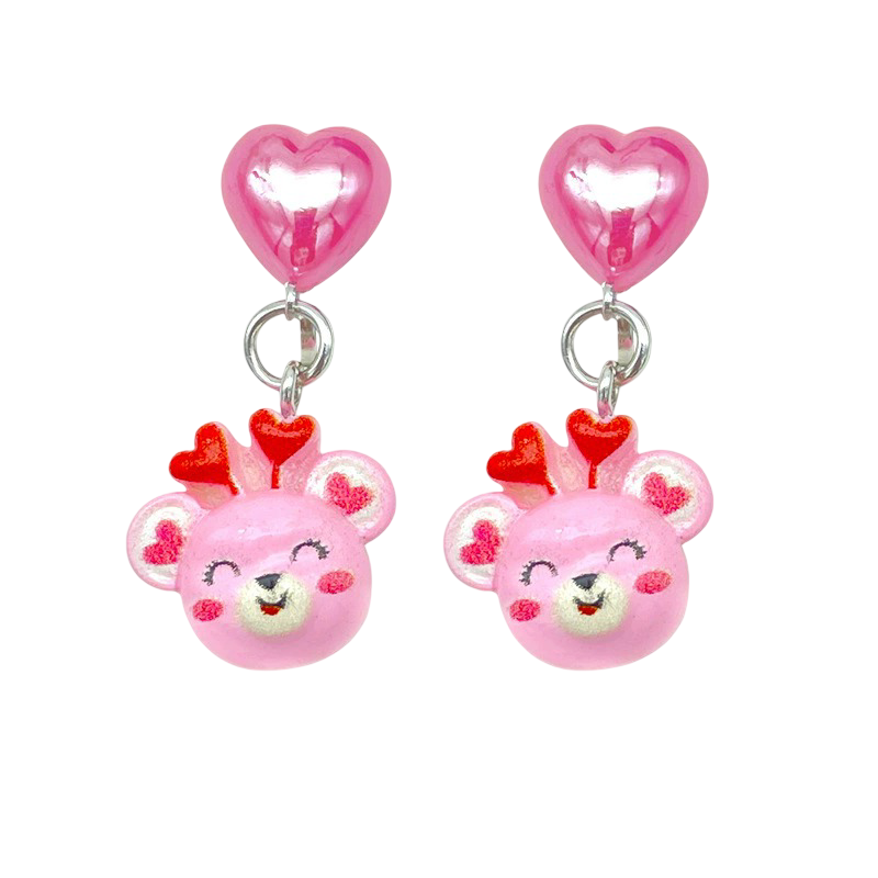 Clipoorbellen: Roze beertjes hangend