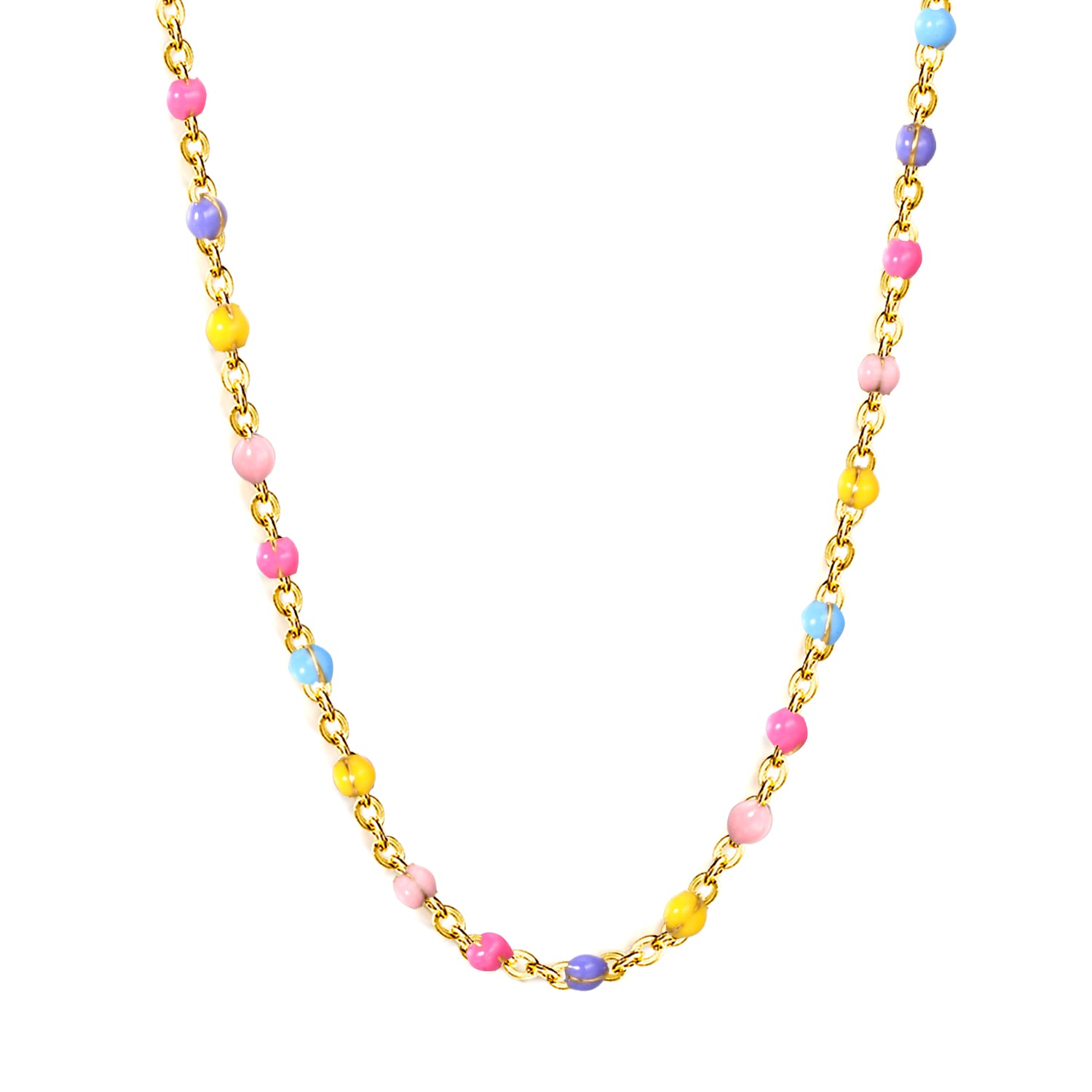 Hypoallergen kinderketting: Regenboog kleurtjes