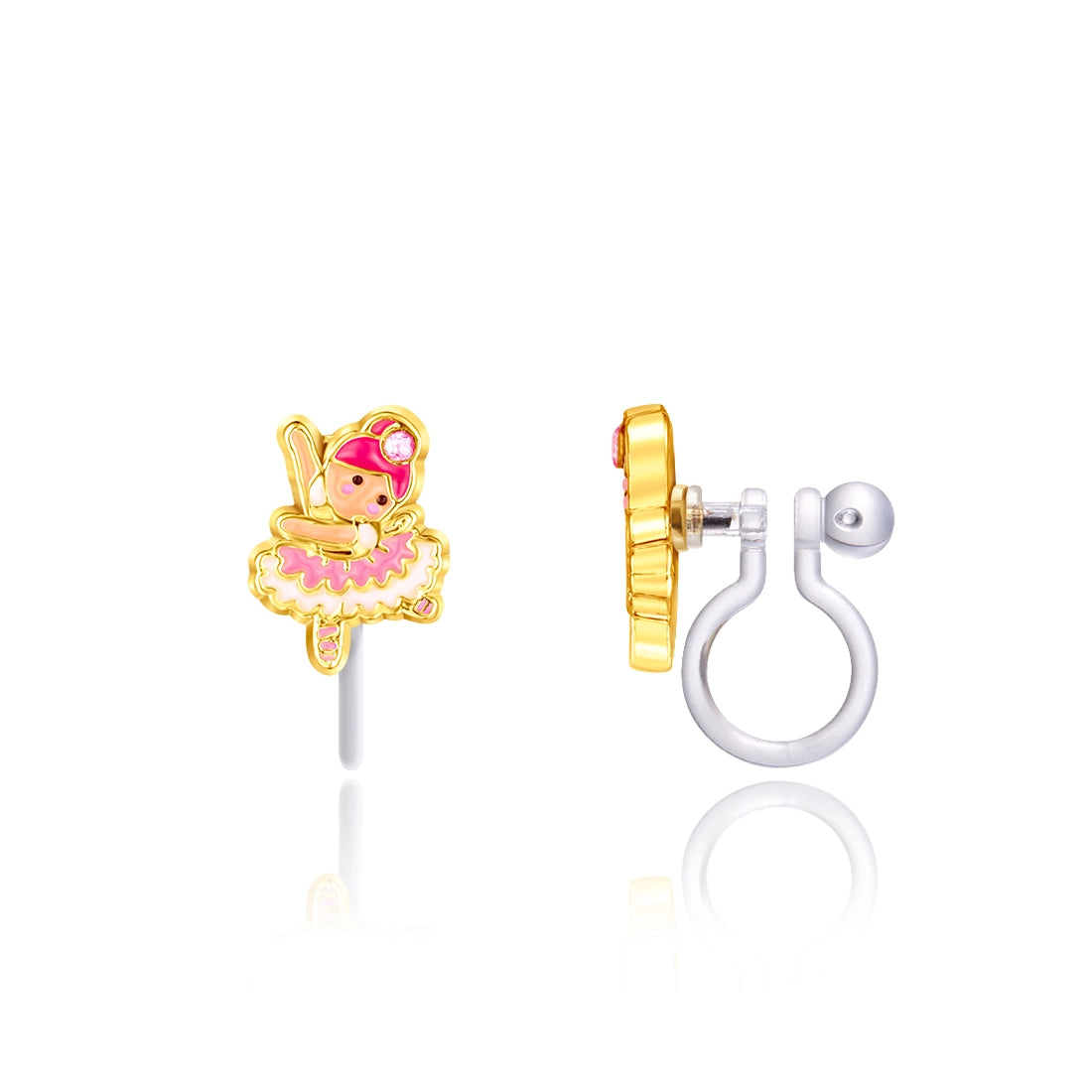 Clip earrings: Ballerina