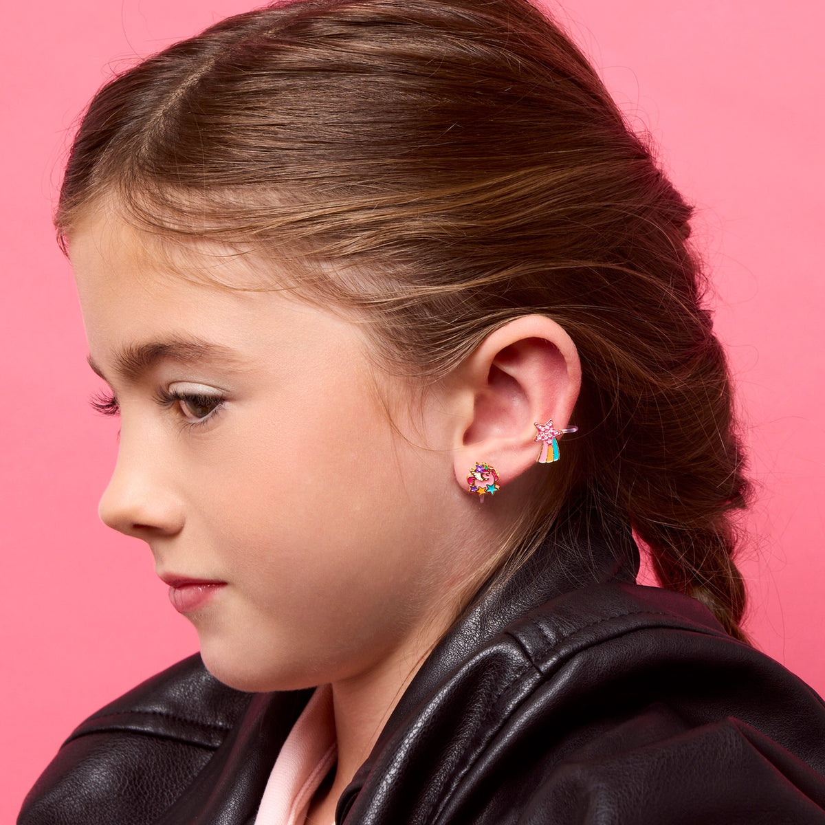 Clip earrings: Unicorn Star