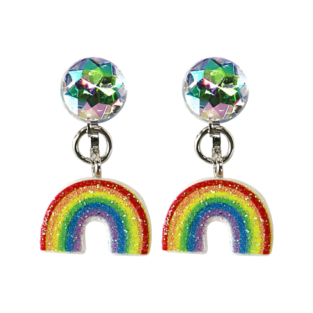 Clipoorbellen: Regenboogjes hangend