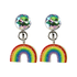 Clipoorbellen: Regenboogjes hangend