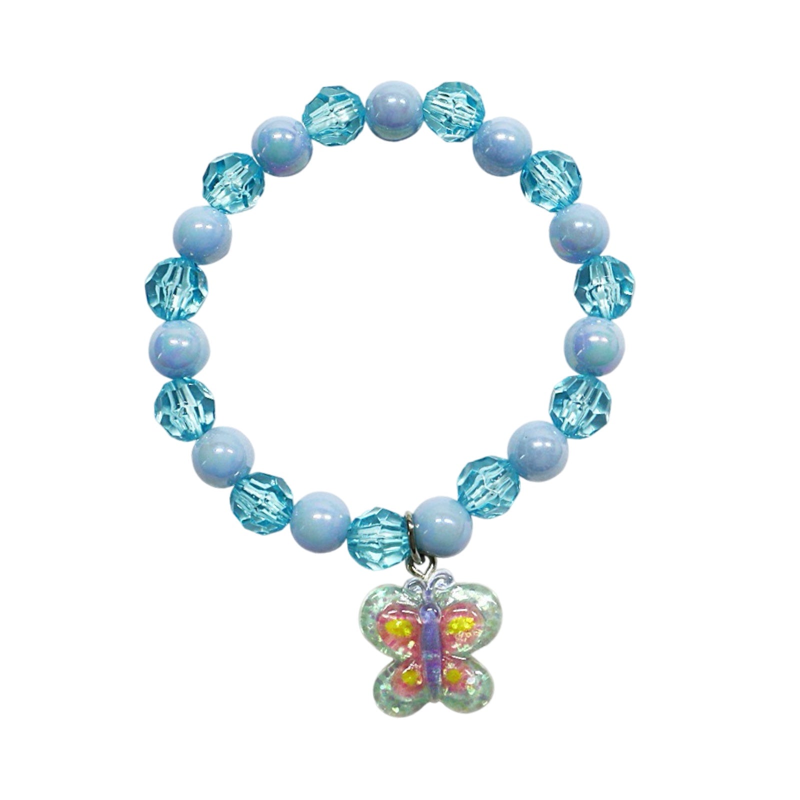 Bracelet : Papillons bleus