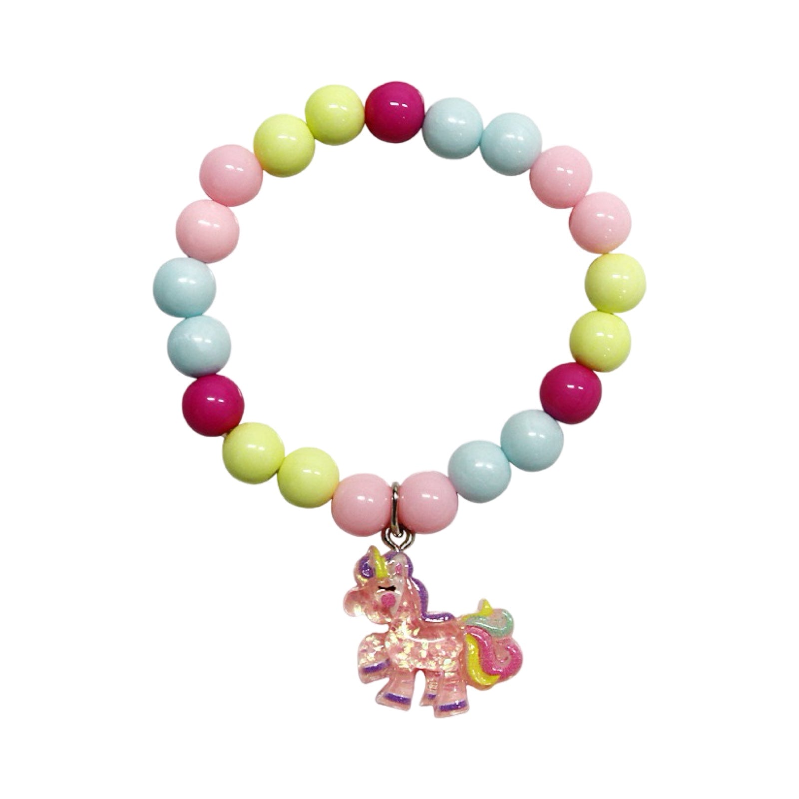 Bracelet : Licorne arc-en-ciel