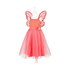 Fantastische verkleedjurk met vleugels en glitter accenten van Hippe Girls