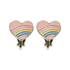 Clipoorbellen: Regenboog hartje