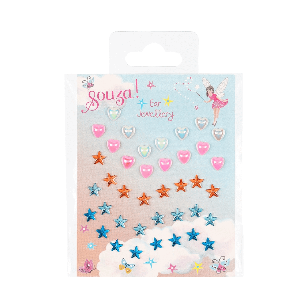 Autocollants pour oreilles : Mix arc-en-ciel