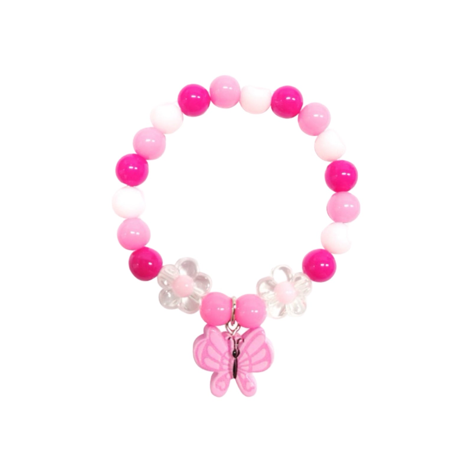 Bracelet : Papillons et fleurs