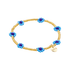 Armbandjes Biba bloemetjes fel blauw