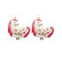 Clipoorbellen: Eenhoorn wit/roze