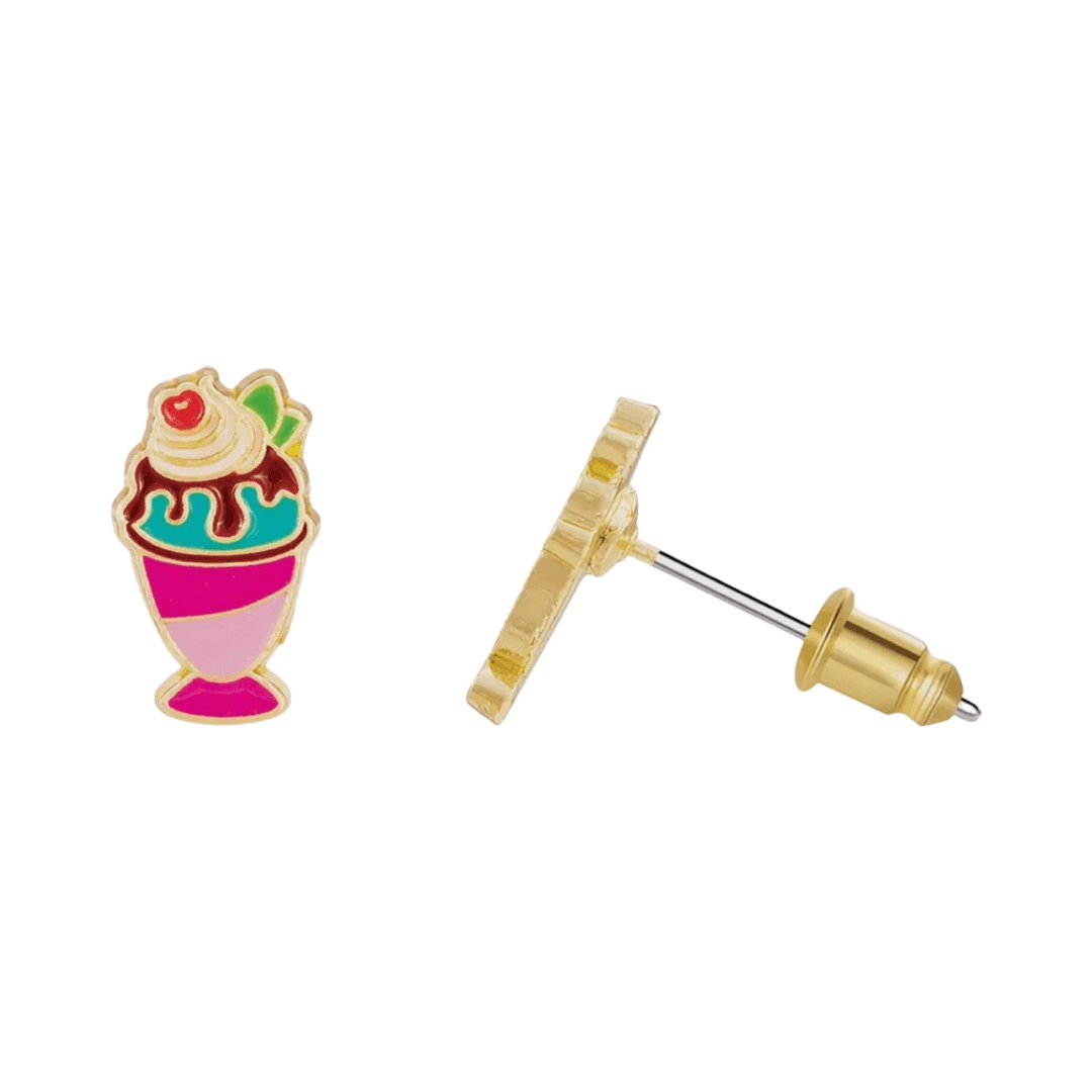 Pendientes infantiles hipoalergénicos: Cuchara de helado