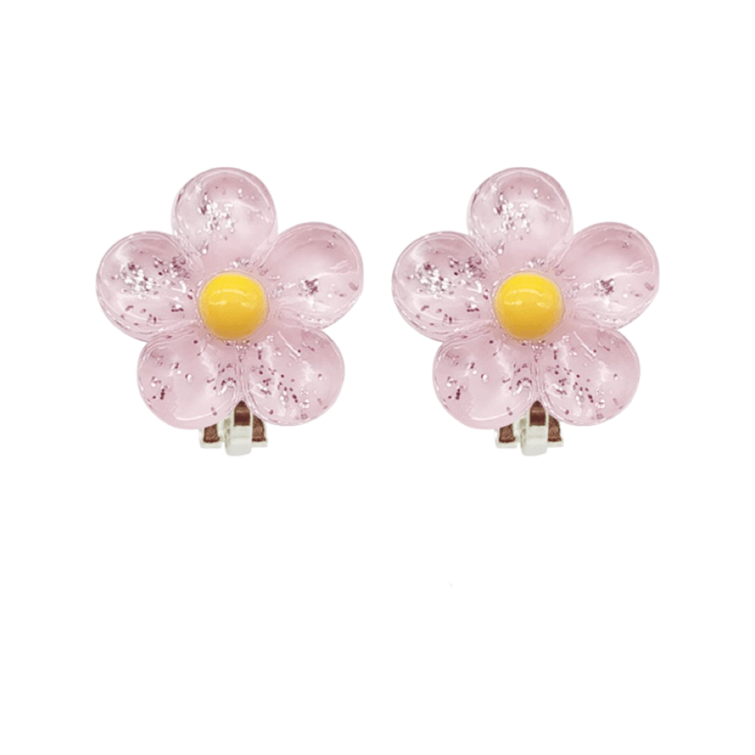 Clipoorbellen: Bloemetjes roze