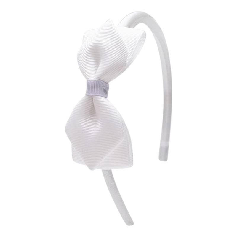Diadeem: Luxe strik wit