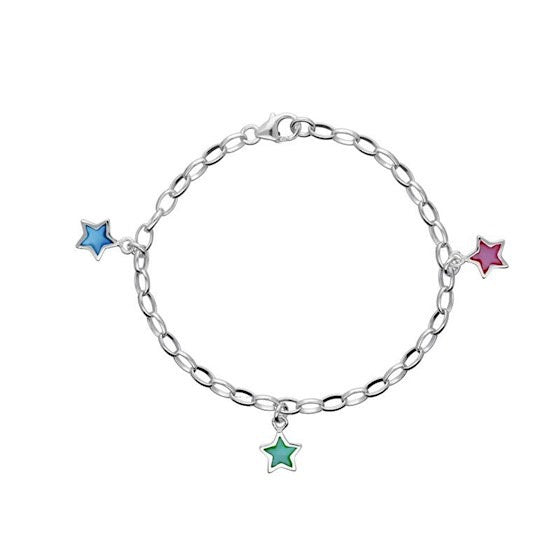 Kinderarmbandje: Gekleurde sterretjes