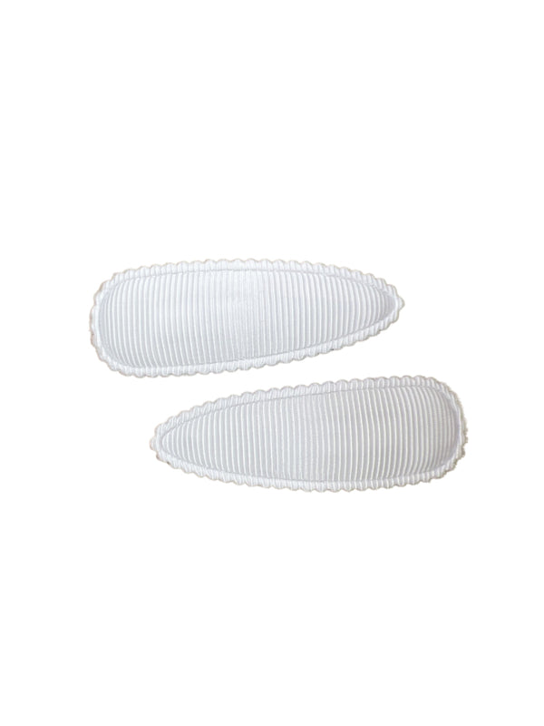 Haarspeldjes: Wit (klik klak 5cm)