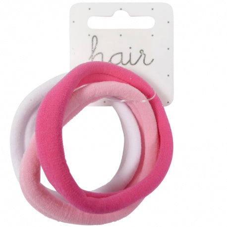 Haarelastieken: Roze kleurtjes (groot)