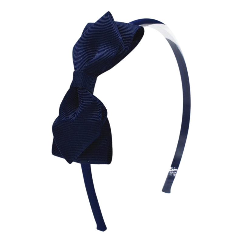Diadeem: Luxe strik blauw