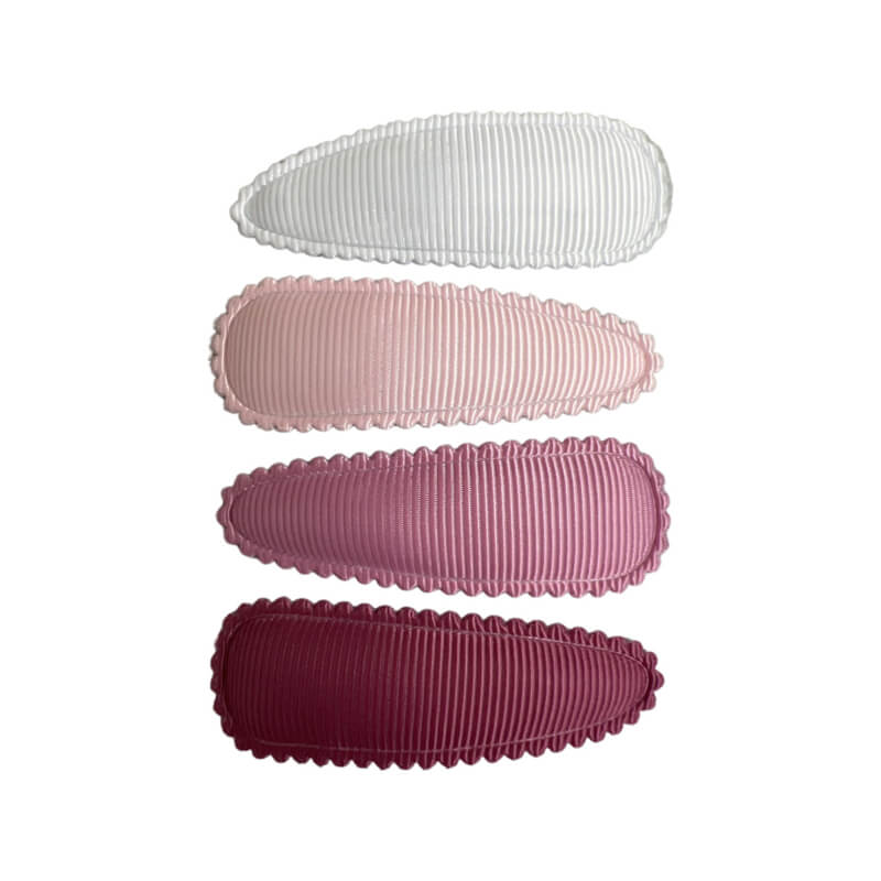 Haarspeldjes: Roze setje (klik klak 5cm)